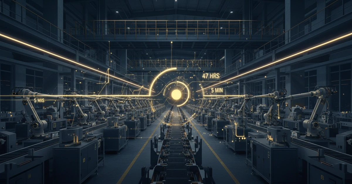 Trend Analysis: manufacturing lead times — AI slashes manufacturing lead times from 47 hours to 5 minutes, boosting qualifi